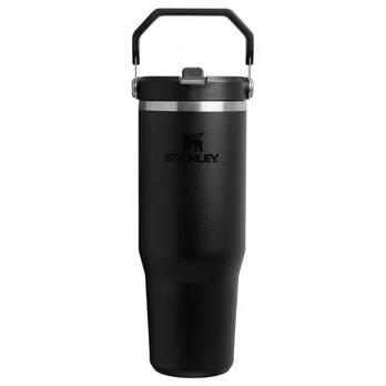 Stanley termo puodelis The IceFlow Flip Straw, 890 ml, pilka