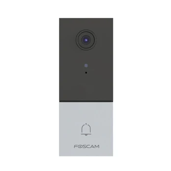 Foscam VD1 video intercom system 4 MP Juodas, Silver