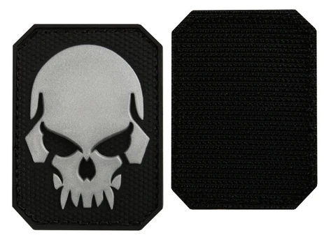 Pleistras Mil-Tec PVC 3D SKULL small, juoda