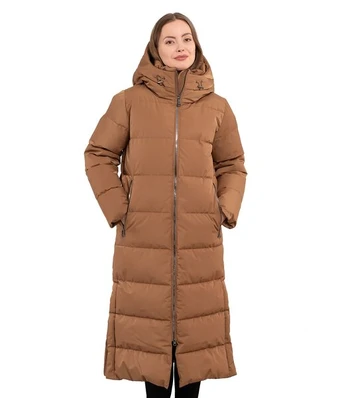 Luhta Moteriškas paltas 300g Gerttula 36134-6*172, ruda, 44