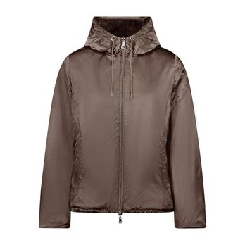 Paltas moterims, Juoda, Fluffy jacket
