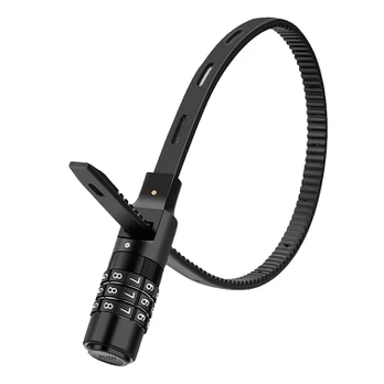 Rockbros 3240001001 bicycle lock for 0.5 m combination - juodas