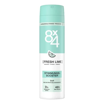 8X4_„Fresh Lime“ antiperspirantas purškiklis, 150 ml