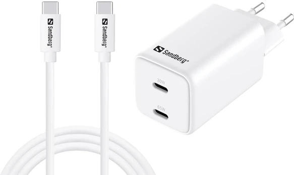 Sandberg AC Charger USB-C PD65W EU 1.5M