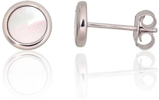 Sidabriniai auskarai –pusetai - 1.2 g. - 7 mm.