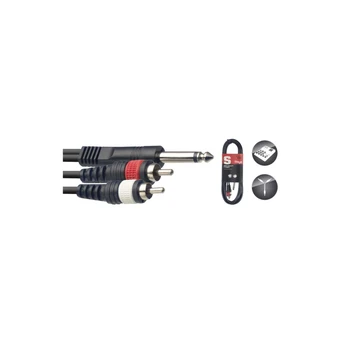 Laidas Jack - 2xRCA 3m Stagg