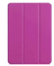 iLike Galaxy Tab S9 11 Tri-Fold Eco-Leather Stand Case Violetinė