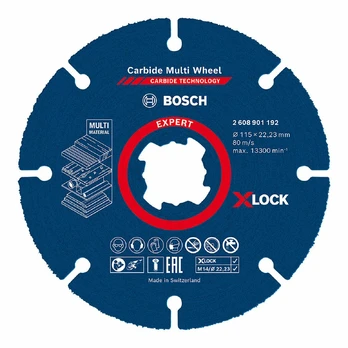 Bosch X-LOCK Carbide MultiWheel 115 x 1 mm