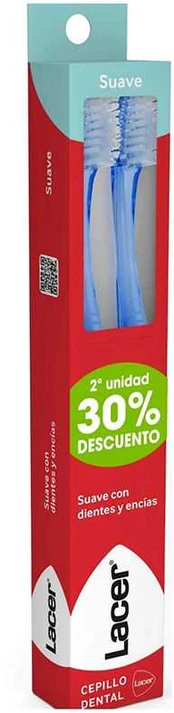 Lacer SOFT TOOTHBRUSH pack of 2 units
