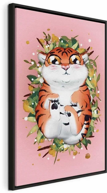 Artgeist Paveikslas - Tigger on the Grass (1 Part) Vertical