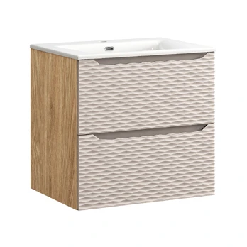 Vonios baldų komplektas Ocean Beige, 60 cm