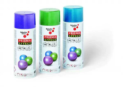 Schuller farba w sprayu - Prisma Effect Metallic žalias