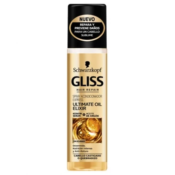 Schwarzkopf Gliss Ultimate Oil Eliksyras Express kondicionierius 200ml