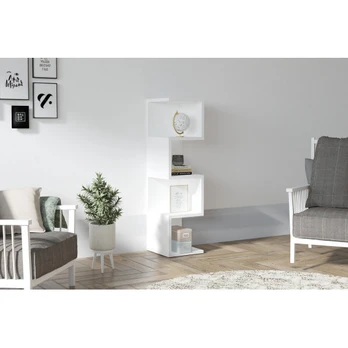 Knygų lentyna Hanah Home Alin - Balta