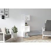 Knygų lentyna Hanah Home Alin - Balta kaina