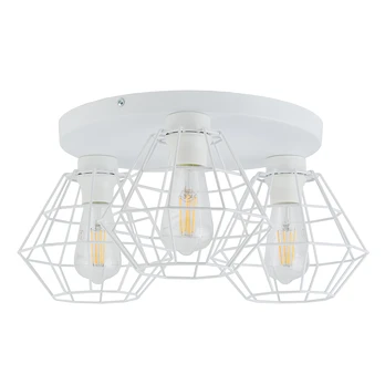 Lubinis šviestuvas DIAMOND 3xE27, baltas