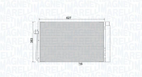 Kondensatorius, oro kondicionierius MAGNETI MARELLI 350203899000