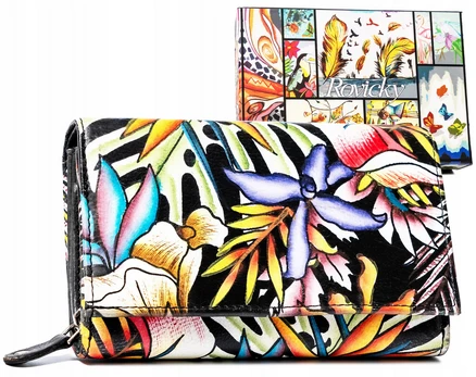 Leather wallet RFID ROVICKY R-N19-ART