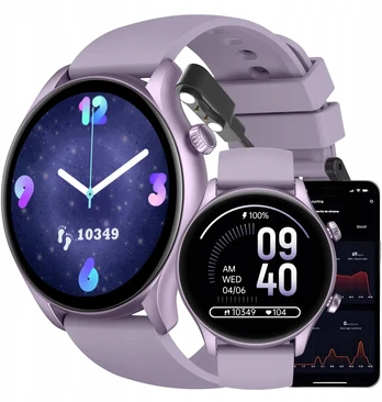 Išmanusis laikrodis Zeblaze Btalk 3 Plus, violetinis