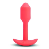 B-Vibe - Vibrating Snug Plug 1 (S) Orange Analinis kaištis kaina