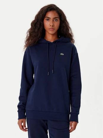 Lacoste Džemperis SF7612 Tamsiai mėlyna Oversize