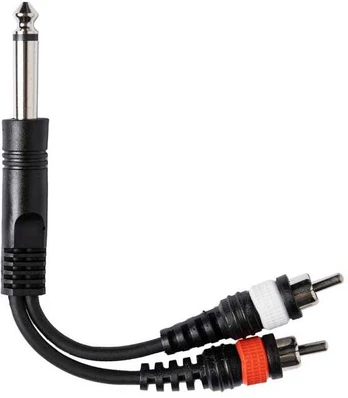 Adapteris Jack/m - 2 RCA/m Stagg YC-0,1/1PM2CMH