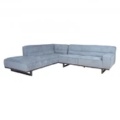 Kampinė sofa HASSO LC, silver pilka kaina