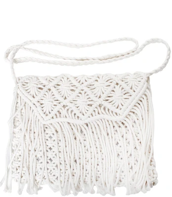 Vasaros maža macramé boho rankinė per petį