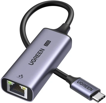 UGREEN USB-C to RJ45 2.5G Ethernet Adapteris - Pilkas