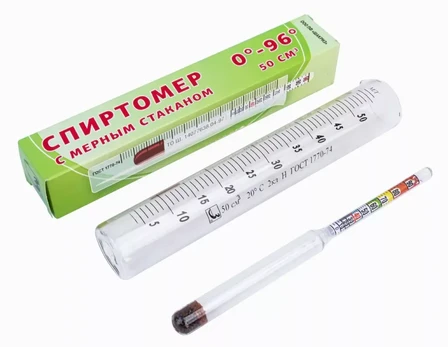 Alkoholio matuoklis "Shakriz" matavimo puodelyje