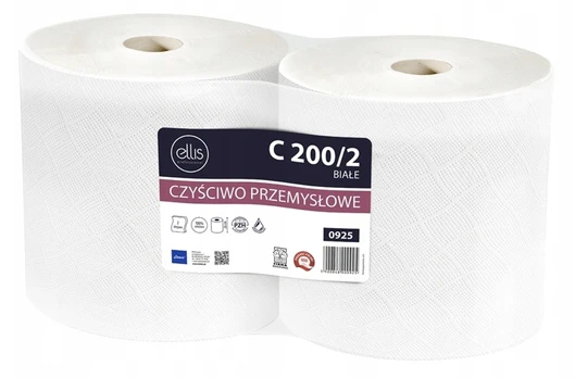 Popieriniai rankšluosčiai ELLIS Professional, rulone, 190m, 2 sl., celiuliozė