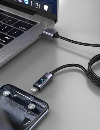 Swissten LCD cable USB-A / lightning 1.5m