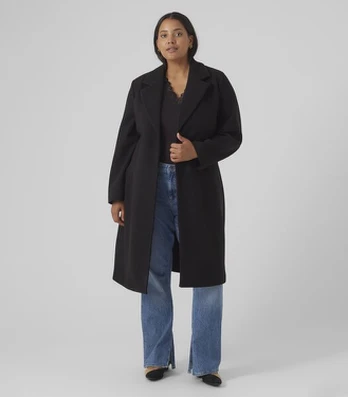 Vero Moda moteriškas paltas 10295472*01, juodas/ juodas