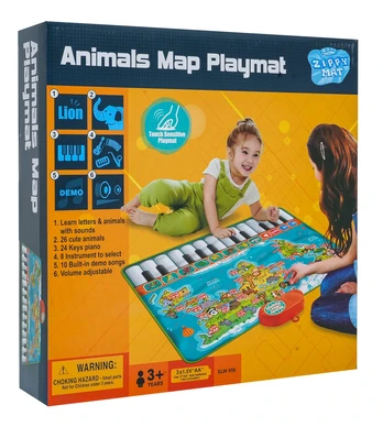 Keyboard Music Mat Animal World