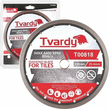 Tvardy Diamond diskas akmens masės dirbiniams 230x10x25.4/22.23mm (25)