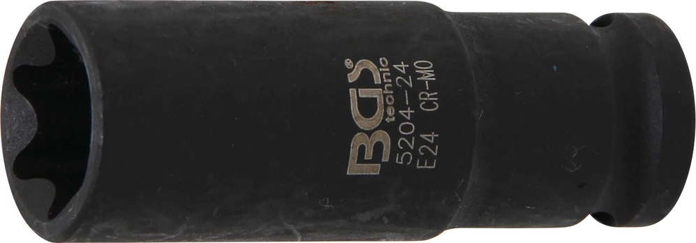 Galvutė smūginė E-Tipas, ilga | 12,5 mm (1/2") | E24 (5204-24)
