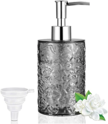 Pilkas 400 ml Muilo Dozatorius su Piltuvėliu