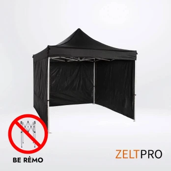 Prekybinės palapinės sienos 2x2 Juoda Zeltpro PROFRAME