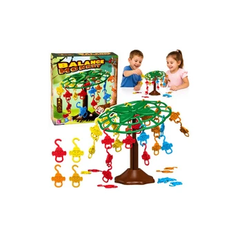 Lean Toys Family Arcade Game Balancing Falling Monkeys Tree