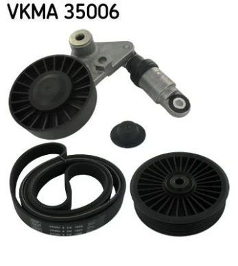 V formos rumbuotas diržas, komplektas SKF VKMA 35006