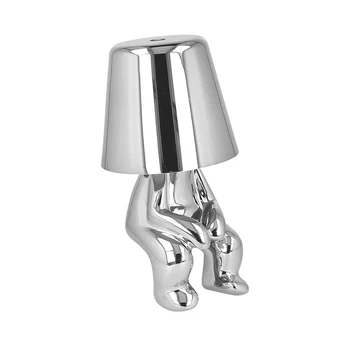 Oem Night lamp Silver Man design L