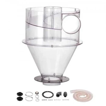 Cikloninis dulkių separatorius 4" 18.9-37.85L talpai