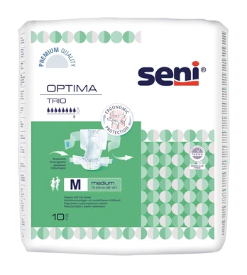 Sauskelnės Seni Optima Trio, Medium, 10 vnt.