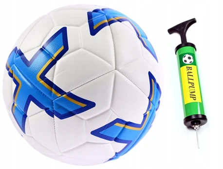 Futbolo kamuolys vaikams, dydis 5, su pompa