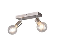 Trio-Lighting Vannes 2-pc E27 brushed steel virziena gaismeklis kaina