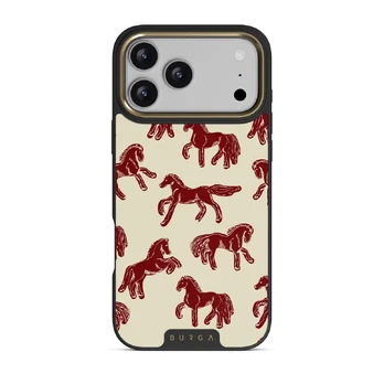 Mustang - iPhone 17 Pro Max Case, Elite Dark (MagSafe) / Gold