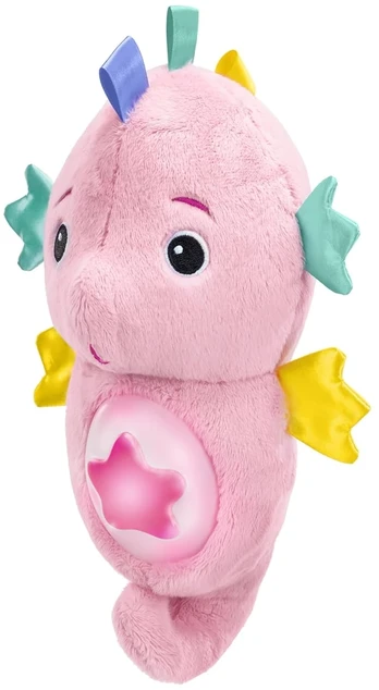 BABY EINSTEIN raminantis pliušinis žaislas Seahorse Soother, rožinis, 17400-013