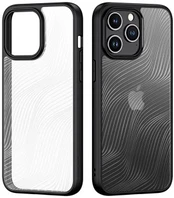 Juodas / skaidrus dėklas Apple iPhone 15 Pro Max telefonui "Dux Ducis Aimo"