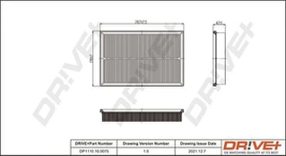 Oro filtras Dr!ve+ DP1110.10.0075
