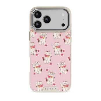 Maneki Neko - iPhone 17 Pro Max Case, Elite Light (MagSafe) / Silver